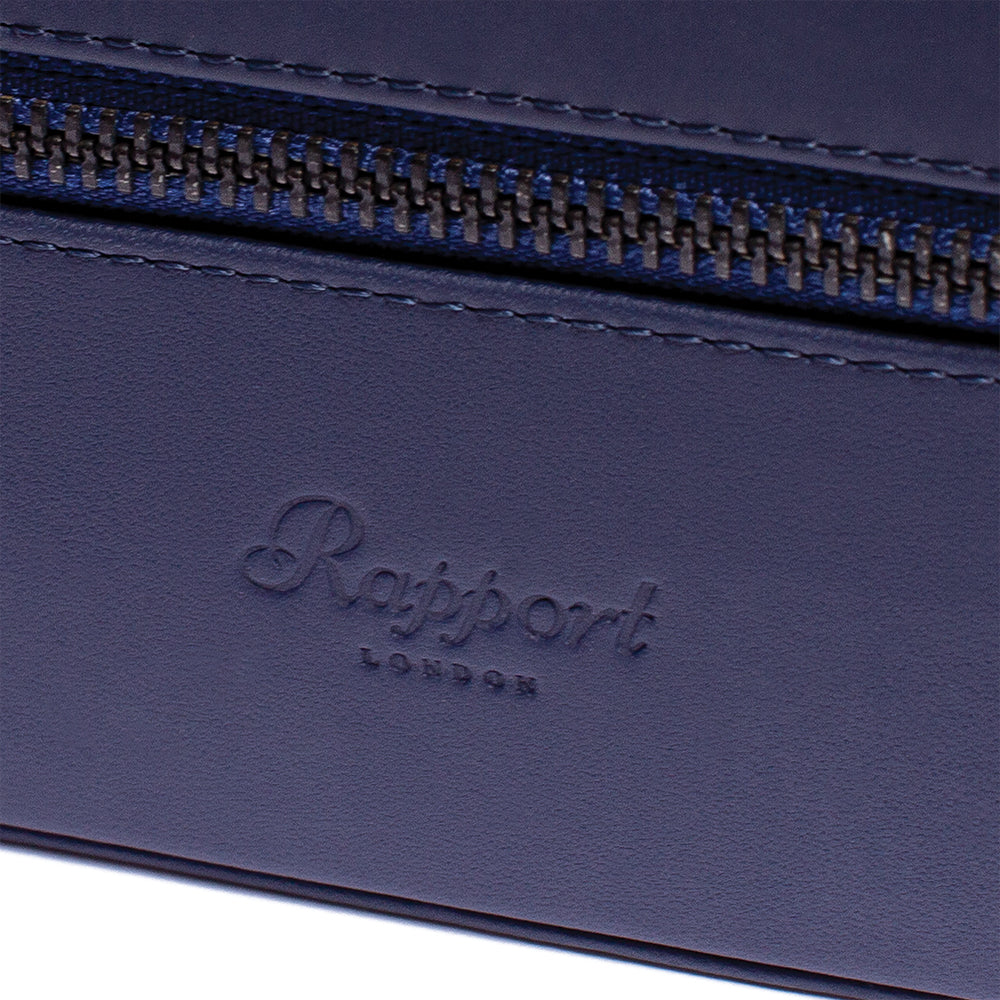 Hyde Park Four Zip Case - Navy