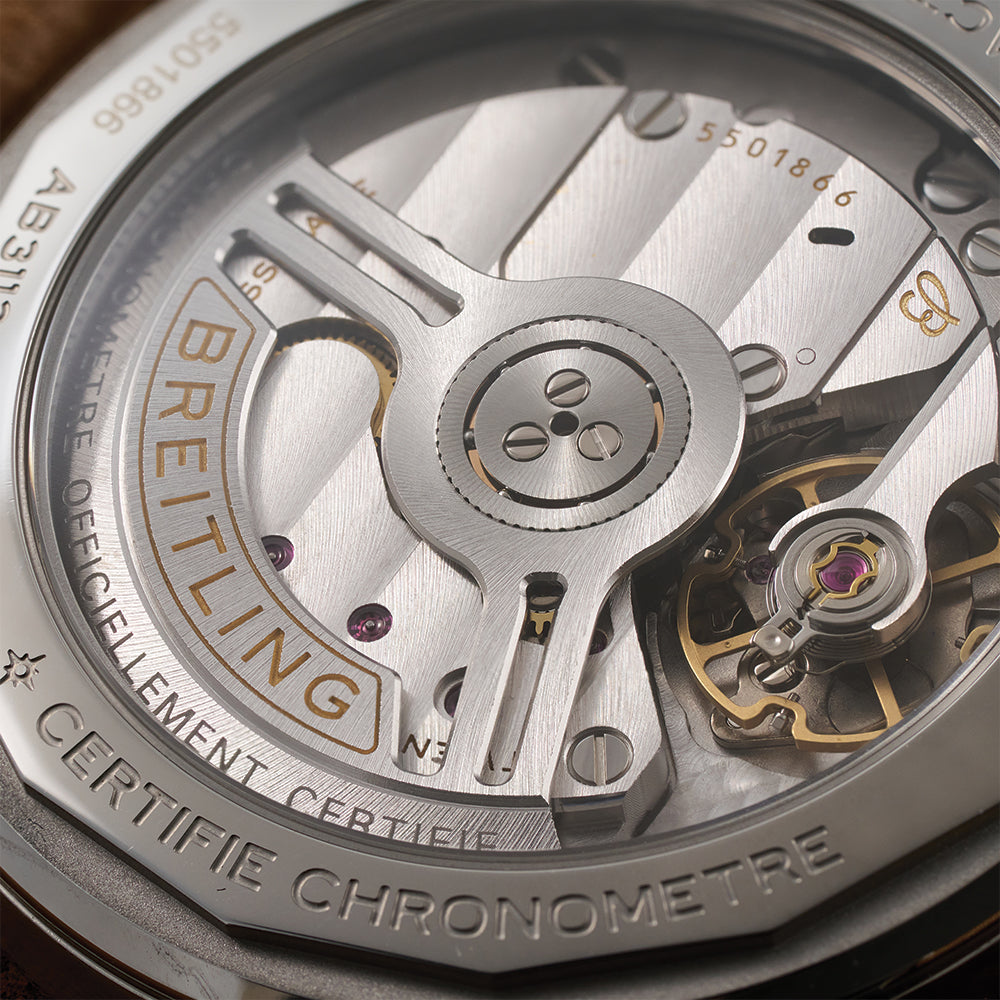 Top Time B31 38mm - White on Leather Strap