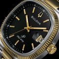 Super Seville High Precision Quartz Two-Tone 37.5mm - Black on Bracelet