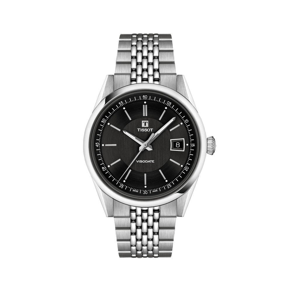 Visodate 39mm - Black on Bracelet