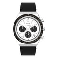 Q Diver Inspired Chrono White Dial on Strap