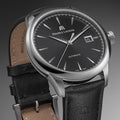 1975 Automatic 40mm - Black on Leather Strap