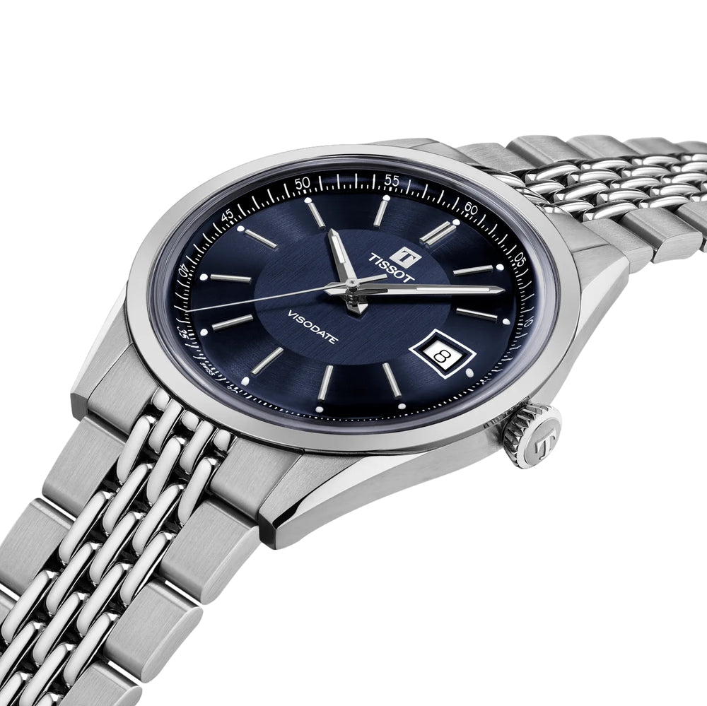 Visodate 39mm - Blue on Bracelet