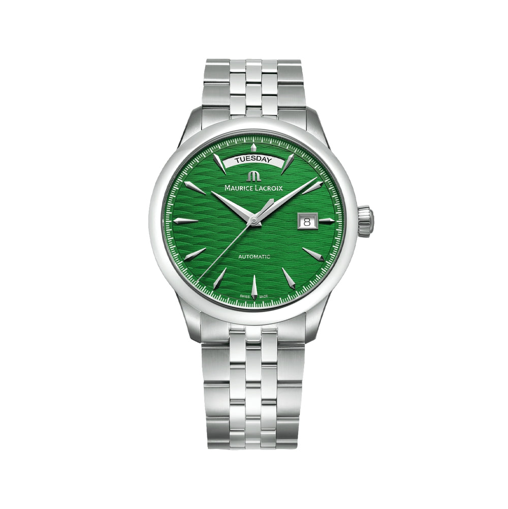 1975 Automatic Vagues Du Jura 40mm - Green on Bracelet