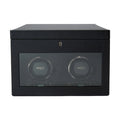 British Racing Double Watch Winder with Storage - Black