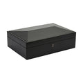 British Racing 10 Piece Watch Box - Black