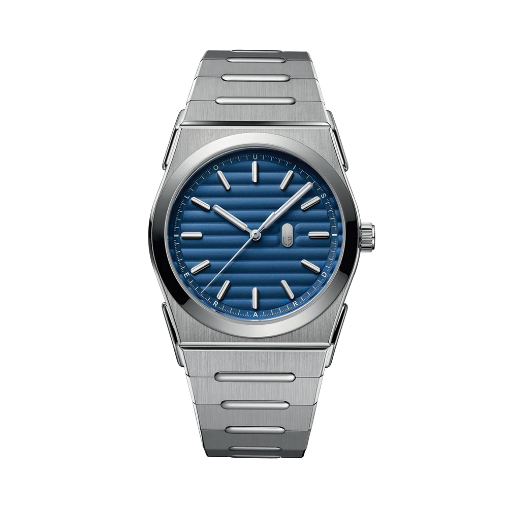 Louis Erard 2340 40mm - Blue on Bracelet
