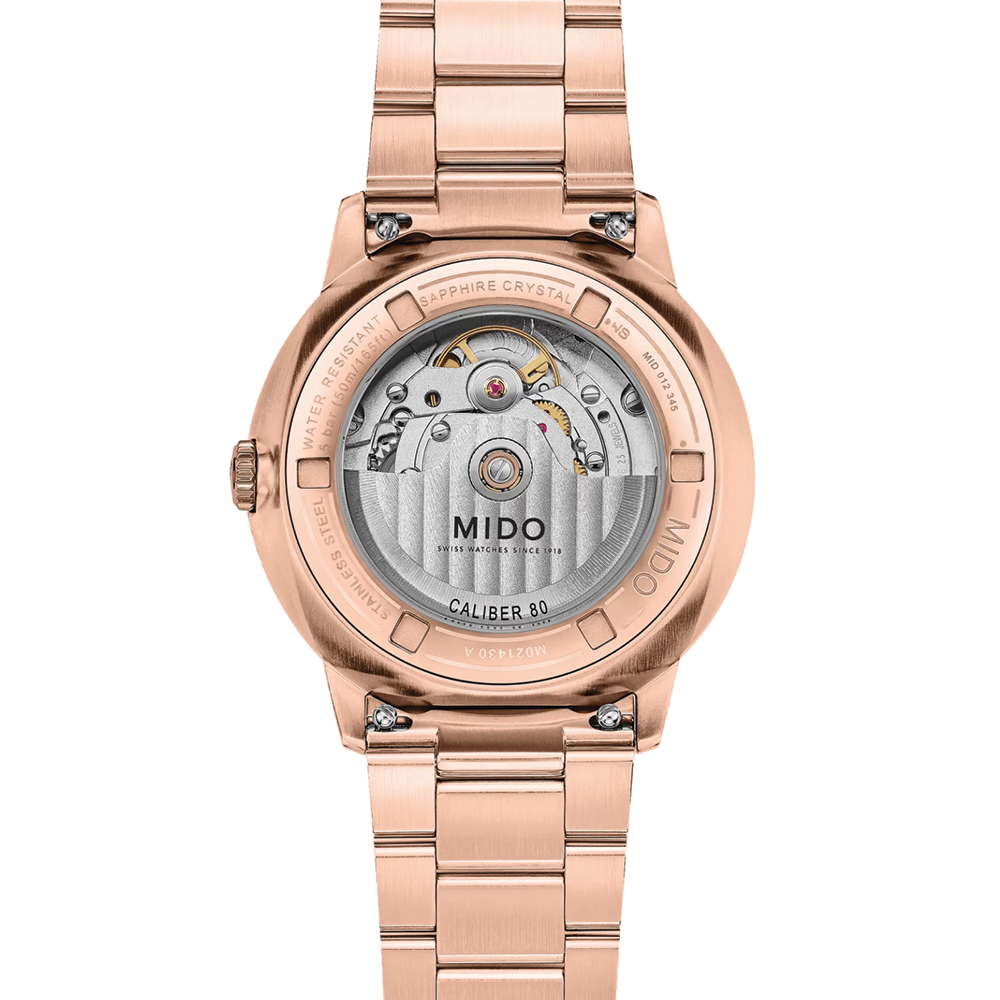 Commander Datoday Rose Gold 40mm - Green on Bracelet