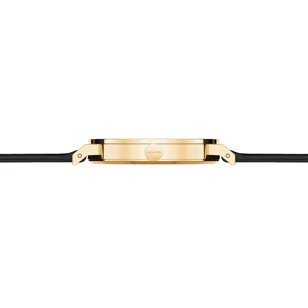Tangente Neomatik Update Gold 38.5mm - White on Leather Strap