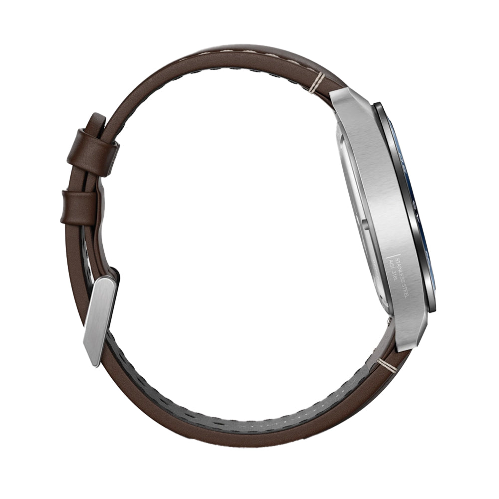 Swiss Army Quartz 42mm - Blue on Brown Leather Strap