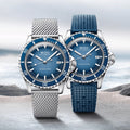 Ocean Star Tribute Special Edition 40.5mm - Blue on Bracelet w/ Additional Rubber Strap