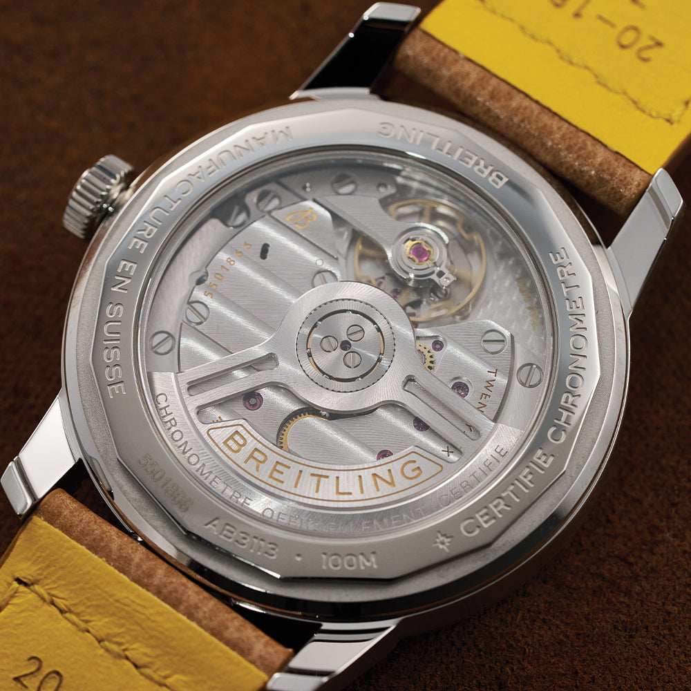 Top Time B31 38mm - White on Leather Strap