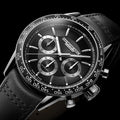 Freelancer Automatic Chronograph Ceramic Bezel 43.5mm - Black on Leather Strap
