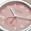 Club Campus Steel Back 36mm - Rose on Leather Strap
