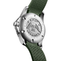 HydroConquest 41mm - Green on Rubber Strap