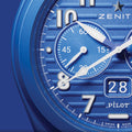 Pilot Big Date Flyback 160th Anniversary Edition Ceramic 41mm - Blue on Rubber Strap w/ Extra Leather Strap