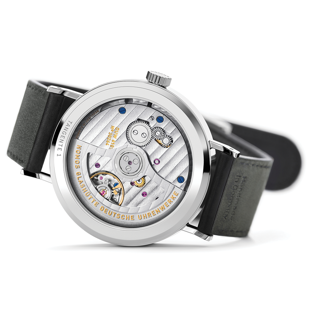 Tangente Neomatik Update 38.5mm - White on Leather Strap