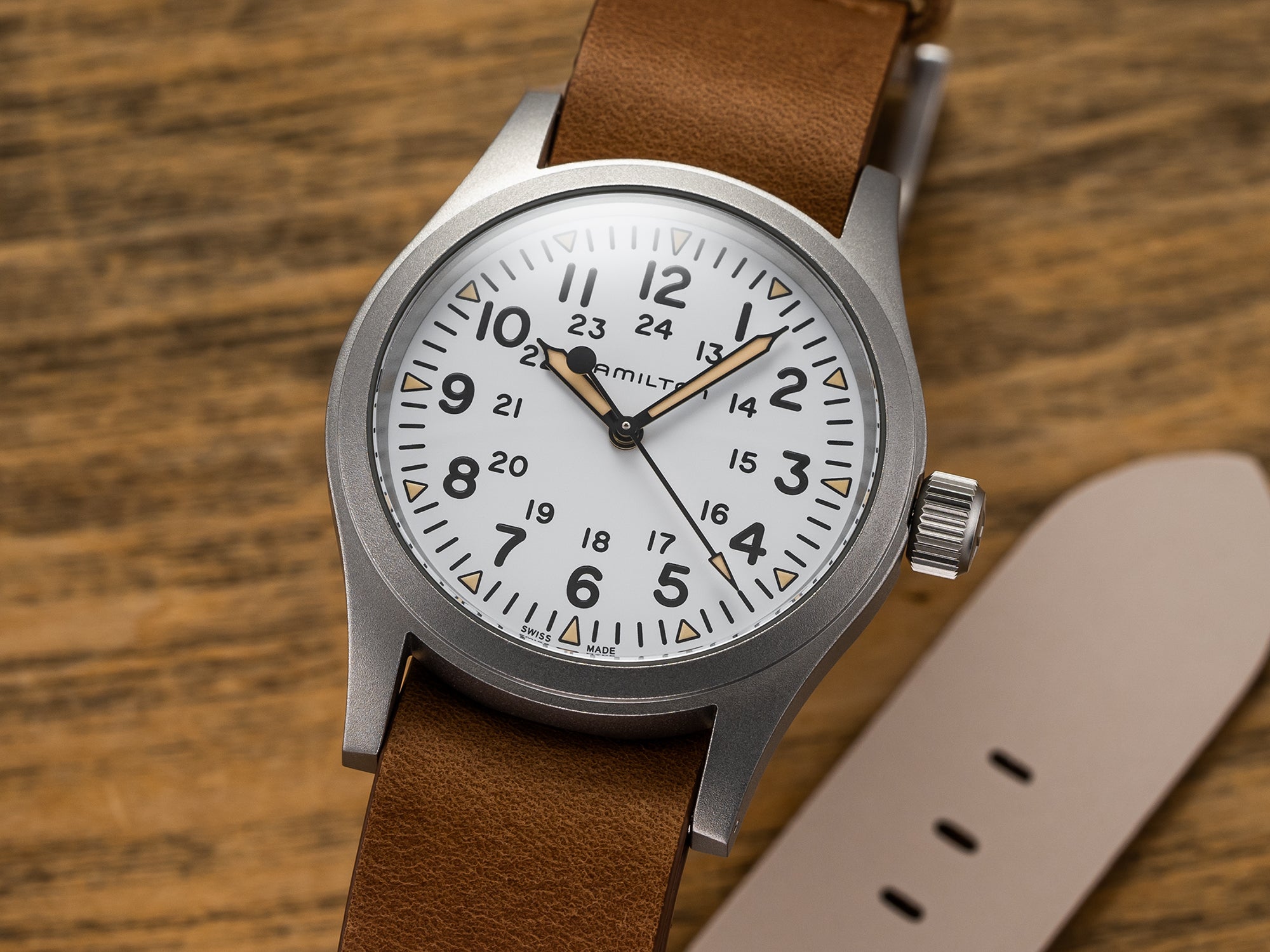 Khaki Field Mechanical White Dial