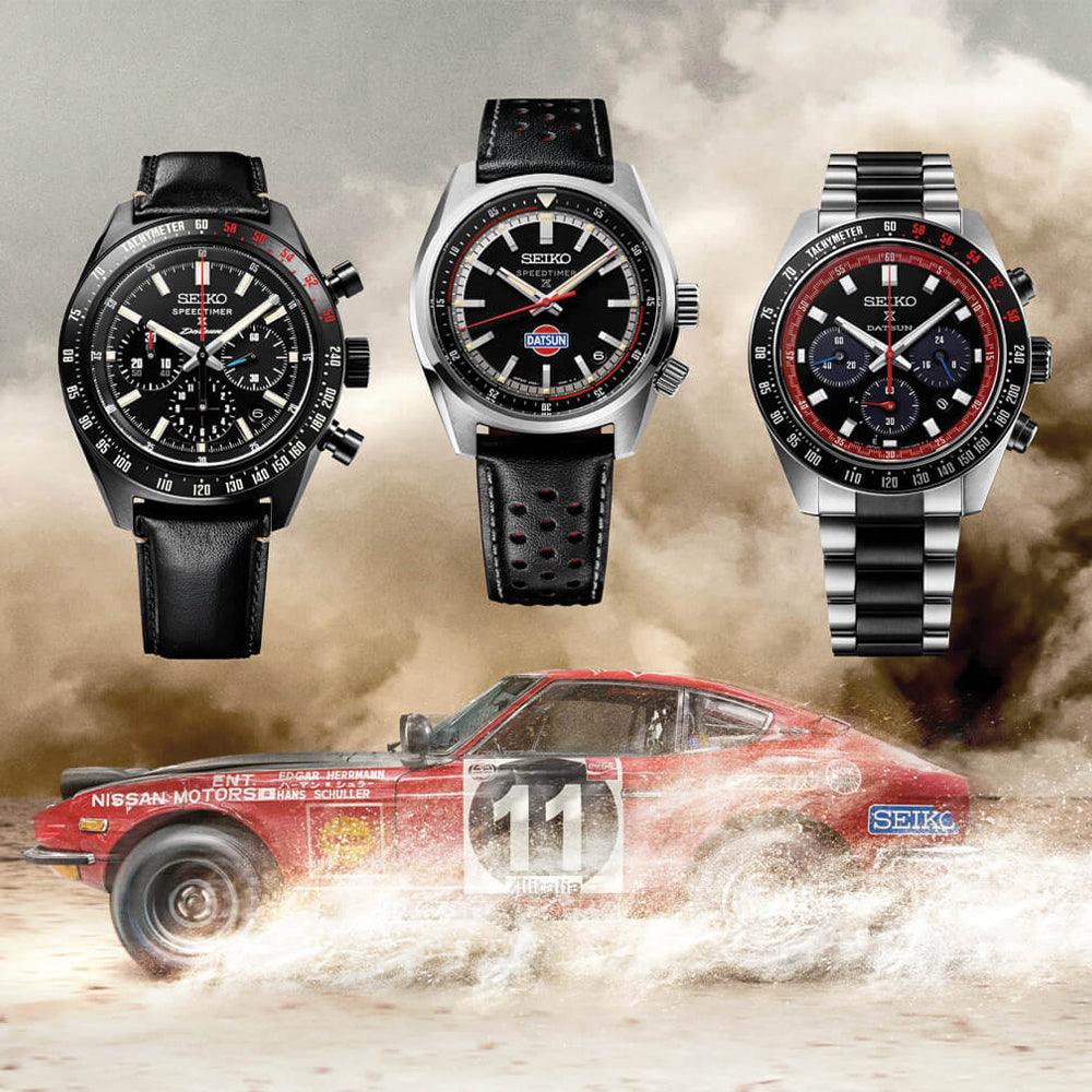 SSC957 Prospex Speedtimer Solar Chronograph Datsun 240Z Limited Edition 41.4mm - Black on Bracelet