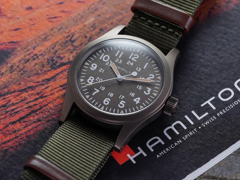 Khaki Field Mechanical Brown PVD Case