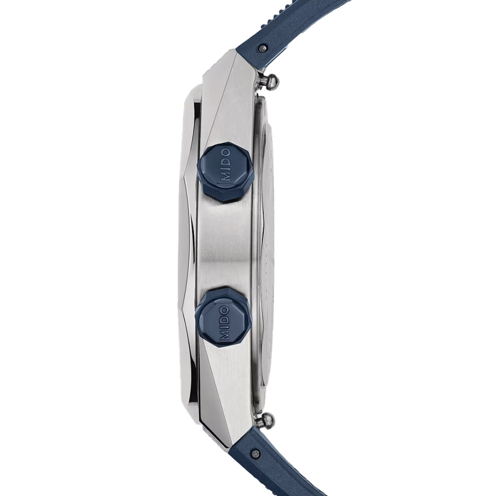 Multifort 8 Two Crowns Automatic 40mm - Blue on Rubber Strap