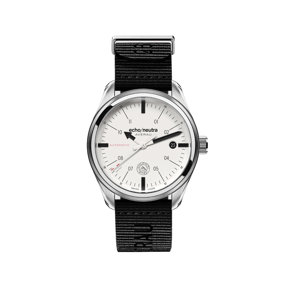 Averau 3 Hand 39mm - White Full Lume on Fabric Strap