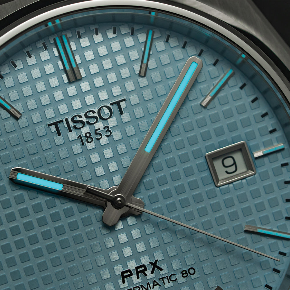 PRX "Glacier" Automatic Powermatic 80 40mm - Ice Blue on Bracelet