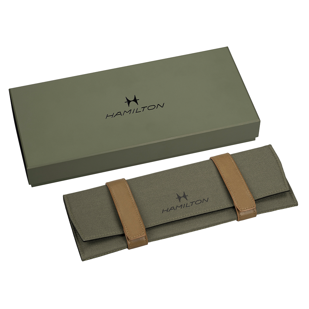 Khaki Field Mechanical America 250th Anniversary US Limited Edition 36mm - Black on Fabric Strap w/ Additional Leather Strap
