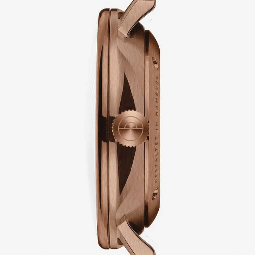 Hamburg Automatic Bronze PVD 42mm - Blue on Bracelet