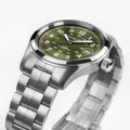 Khaki Field Auto Date 42mm - Green on Bracelet