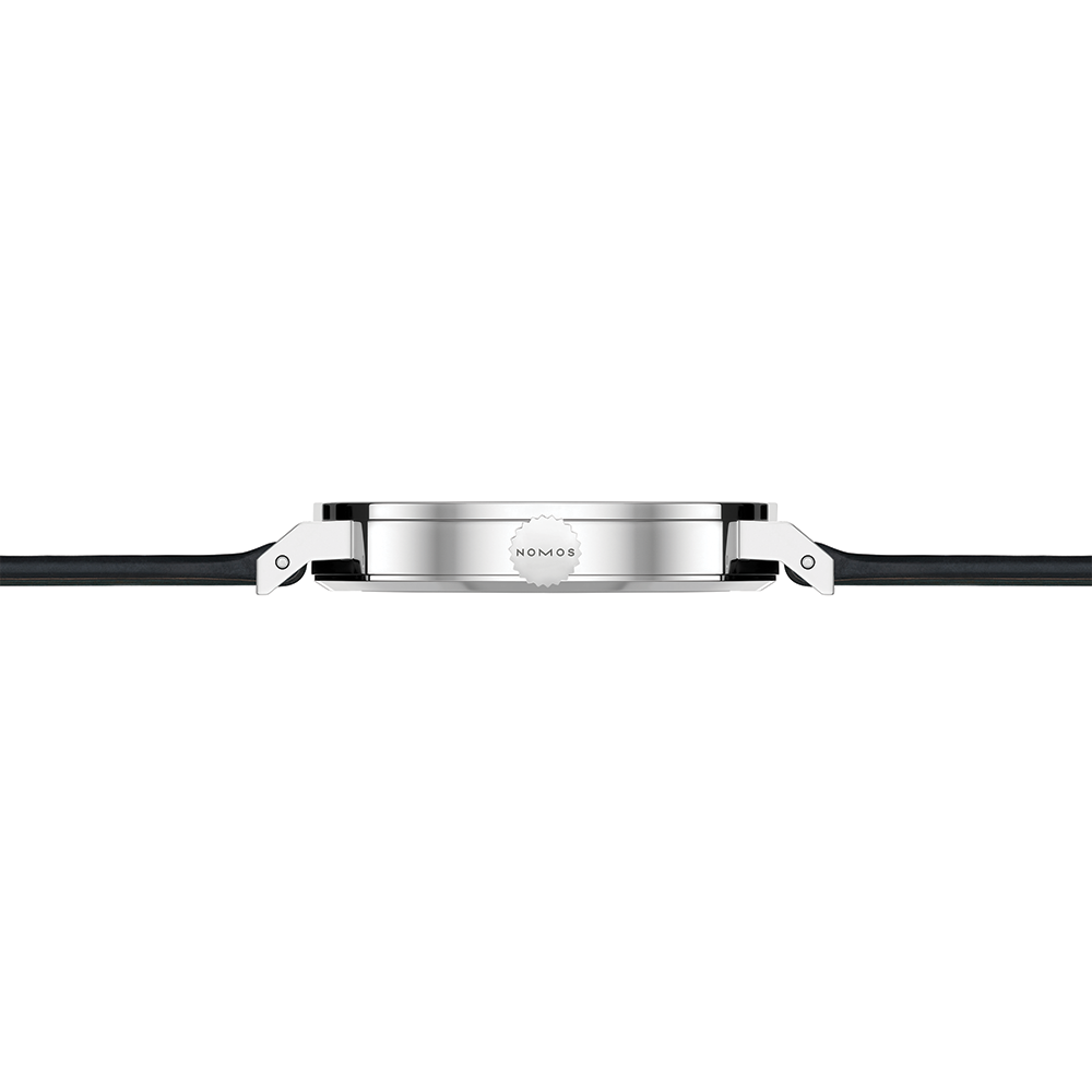 Tangente Neomatik Update 38.5mm - White on Leather Strap