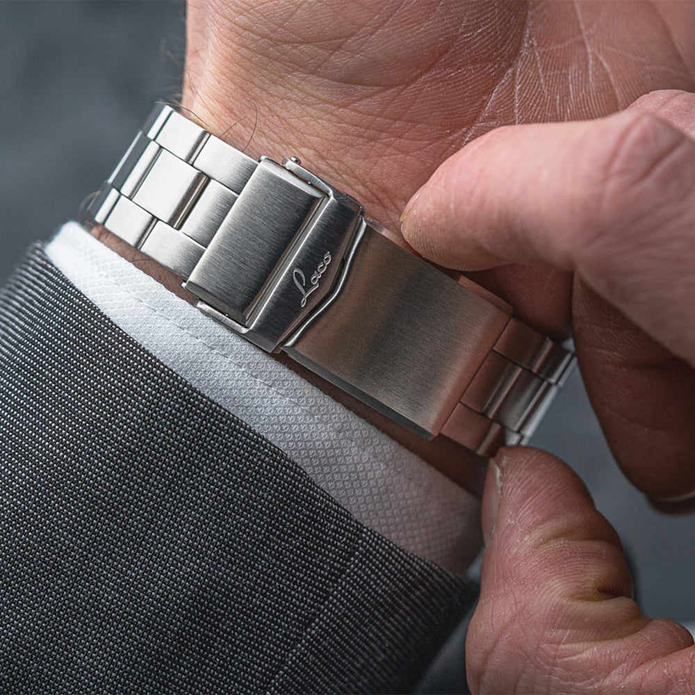 Pilot Watch Basic Augsburg MB Automatic 42mm - Grey on Bracelet
