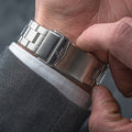 Pilot Watch Basic Augsburg MB Automatic 42mm - Grey on Bracelet
