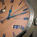 Senator Excellence Panorama Date Moon Phase 40mm - Frosted Copper on Leather Strap