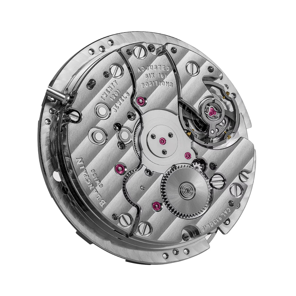 Villeret Calendar Moonphase Red Gold 33.2mm - White on Leather Strap