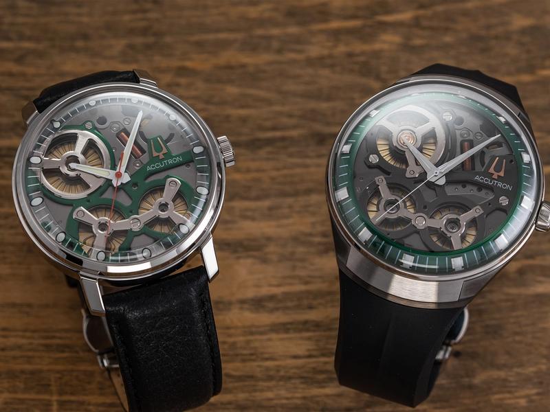 Spaceview 2020 Electrostatic Black Leather Strap