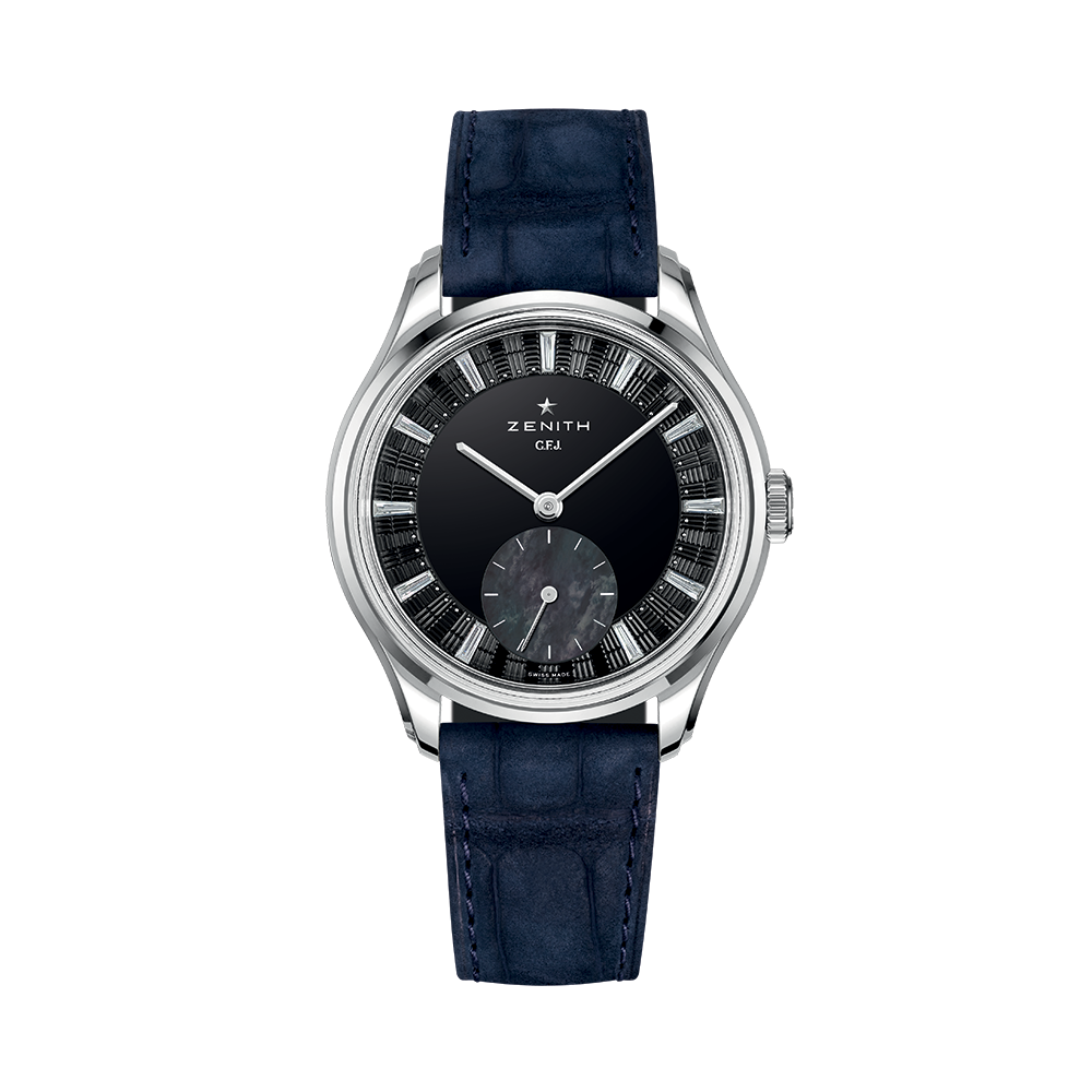 G.F.J. Tantalum Limited Edition 39.15mm - Black on Leather Strap, and Two Additional Leather Straps