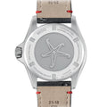 Ocean Star Worldtimer 40.5mm - Silver on Leather Strap