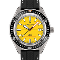 DS Super PH2000M 43mm - Yellow on Bracelet w/ Additional Rubber Strap