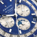 Chronomaster Original Acier Lapis Lazuli 38mm - Blue on Leather Strap and Bracelet