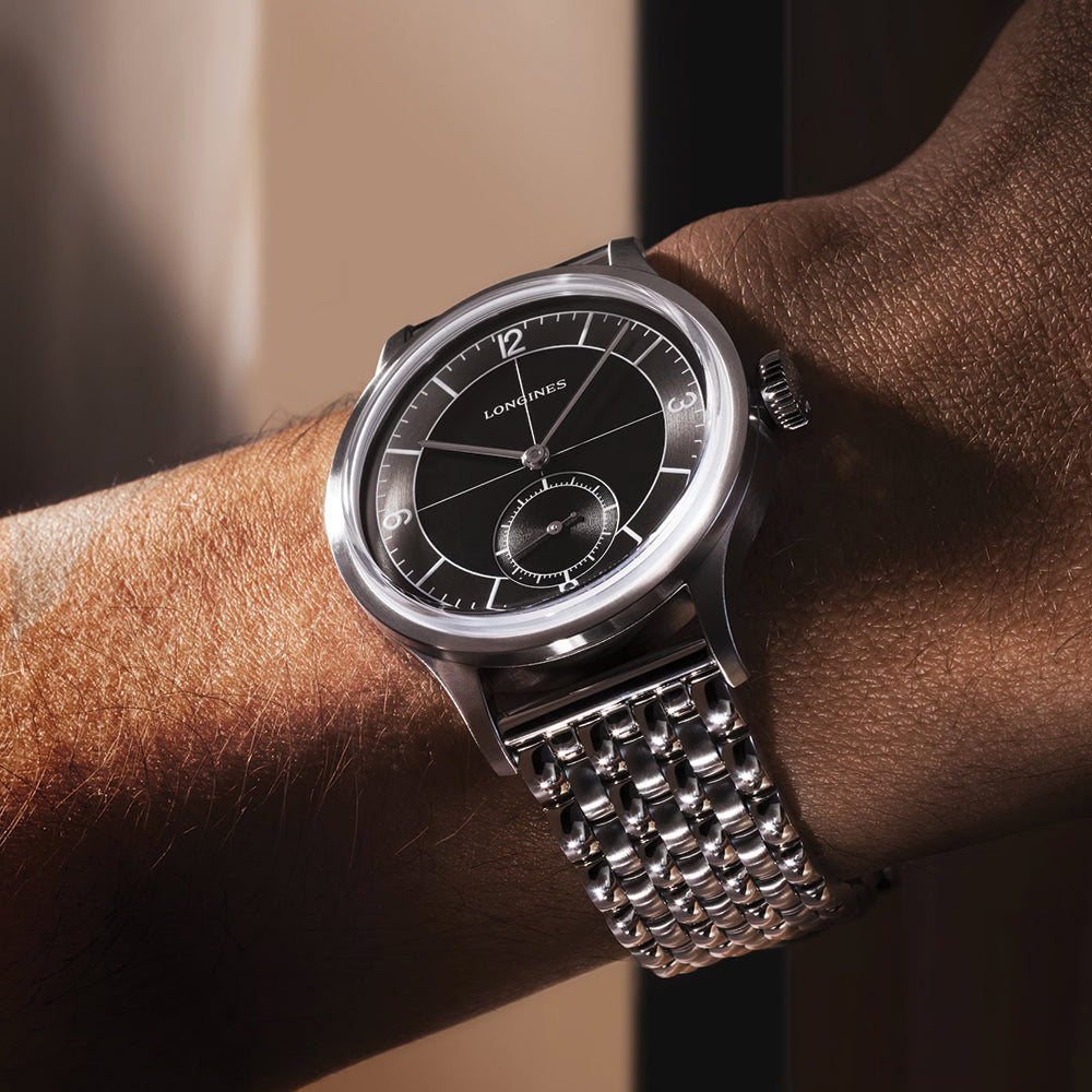 Heritage Classic Sector Dial 38.5mm - Black on Bracelet