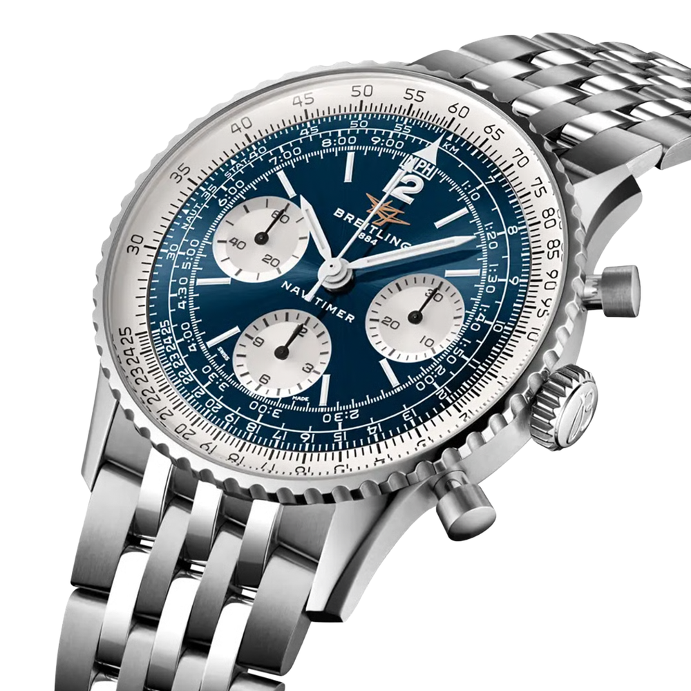 Navitimer B09 Chronograph 41mm - Blue on Bracelet