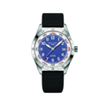 Flying Officer Automatic Date 40mm - Dark Blue on Fabric Strap