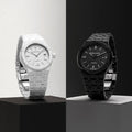 Aikon Automatic Ceramic 39mm - White on Bracelet
