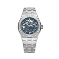 Aikon Automatic Skeleton 39mm - Blue on Bracelet