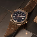 Aikon Automatic Bronze Limited Edition 42mm - Brown on Leather Strap