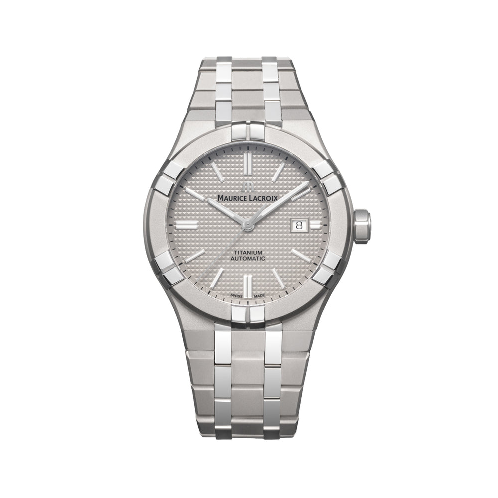 Aikon Automatic Titanium 42mm - Grey on Bracelet