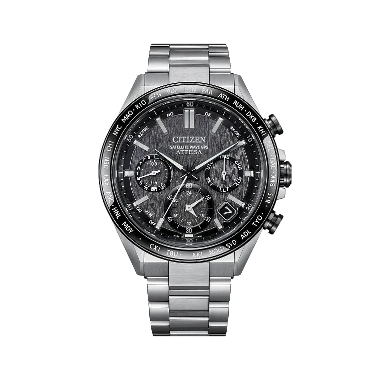 ATTESA Super Titanium™ Satellite Timekeeping 44.6mm - Grey on Bracelet