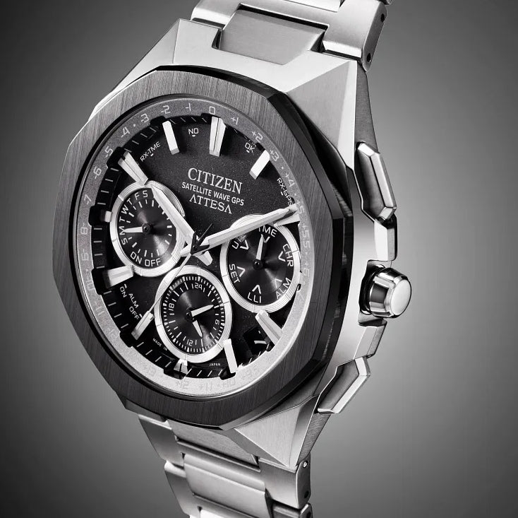 ATTESA Super Titanium™ Satellite Timekeeping 43.2mm - Grey on Bracelet
