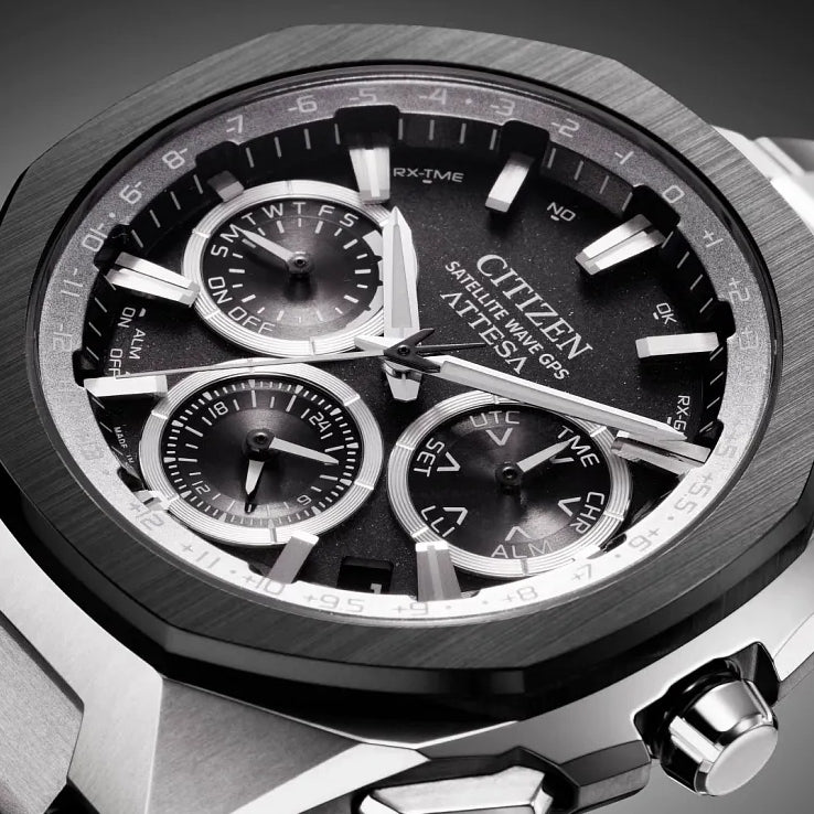 ATTESA Super Titanium™ Satellite Timekeeping 43.2mm - Grey on Bracelet
